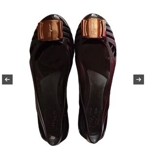 Salvatore Ferragamo jelly flat size 10